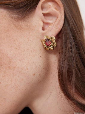 Серьги Fiore di Firenze OR9322 RUB POUSSET Серьги Fiore di Firenze OR9322 RUB POUSSET