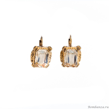 Серьги Celeste G, с кристаллом Swarovski, CS25.1-1573 янтарный