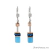 Серьги Coeur de Lion GeoCUBE®, Blue 4016/20-0700