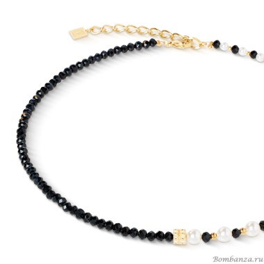 Колье Coeur de Lion, Black-White, 4313/10-1314 Колье Coeur de Lion, Black-White, 4313/10-1314