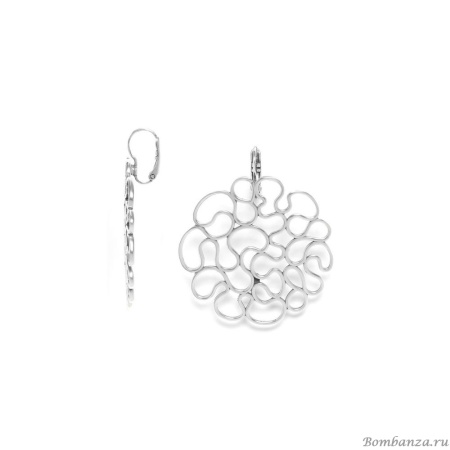 Серьги ORI TAO, Toscane, ажурные, OT24.1-12-30865 серебристый Серьги ORI TAO, Toscane, ажурные, OT24.1-12-30865 серебристый