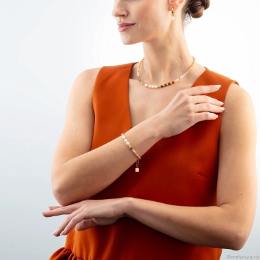 Колье Coeur de Lion, Brown-Beige, 1135/10-1110 Колье Coeur de Lion, Brown-Beige, 1135/10-1110