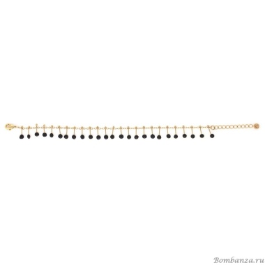 Браслет Franck Herval, Lauryne, с агатом, FH25.2-13-73111 черный