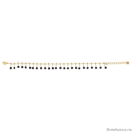 Браслет Franck Herval, Lauryne, с агатом, FH25.2-13-73111 черный