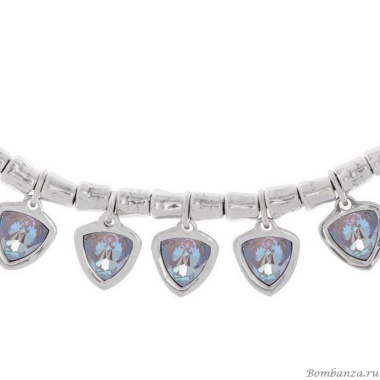 Колье VIDDA, Serenity, с кристаллами Swarovski, кожа, VD22-01422 аквамариновый Колье VIDDA, Serenity, с кристаллами Swarovski, кожа, VD22-01422 аквамариновый