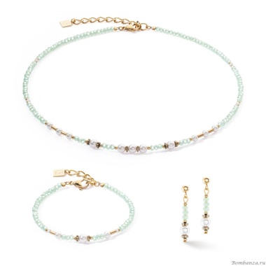 Серьги Coeur de Lion, Light Green, 4434/21-0520 Серьги Coeur de Lion, Light Green, 4434/21-0520
