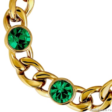 Браслет Dyrberg Kern, ARIANE SG EMERALD GREEN, 430034