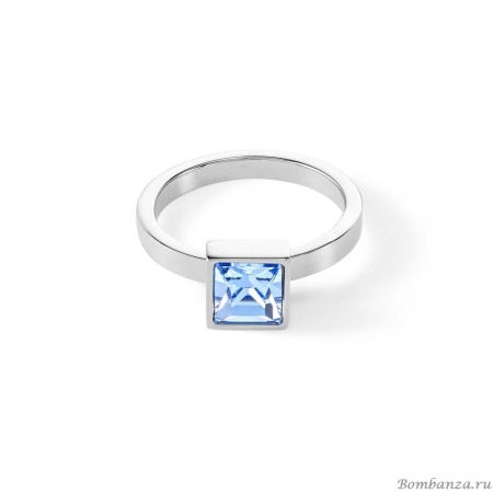 Кольцо Coeur de Lion, Light Blue-Silver 18 мм 0500/40-0741 56