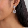 Серьги ORI TAO, Couture, фактурный металл, OT24.1-12-31926 серебристый Серьги ORI TAO, Couture, фактурный металл, OT24.1-12-31926 серебристый