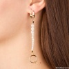 Серьги Moon Paris, Ringo Queen, с каффом и жемчугом, MRQ-21.06-004 белый Серьги Moon Paris, Ringo Queen, с каффом и жемчугом, MRQ-21.06-004 белый