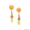 Серьги Nature Bijoux, Connemara, жемчуг, перидот, яшма, кокос, NB23.1-12-78146 бежевый Серьги Nature Bijoux, Connemara, жемчуг, перидот, яшма, кокос, NB23.1-12-78146 бежевый