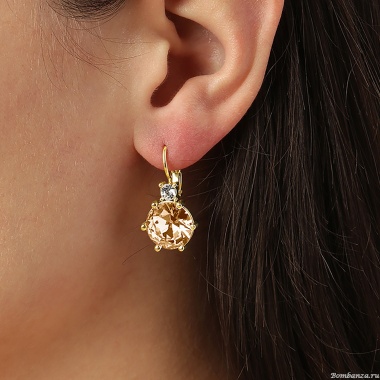 Серьги Dyrberg Kern, BEGONIA SG GOLDEN, 460038 Серьги Dyrberg Kern, BEGONIA SG GOLDEN, 460038