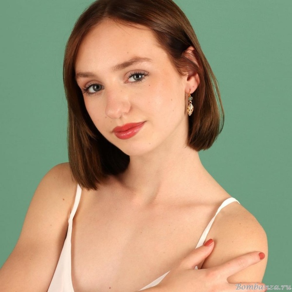 Серьги TARATATA, Archipel, с цветной смолой и тонированным кварцем, TT-E24-03718-20I бежевый