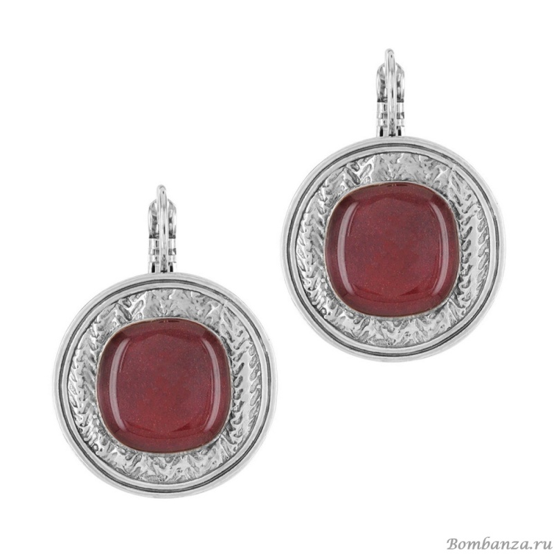 Серьги TARATATA, Ceramik, с цветной смолой, TT-W23-06782-108 коричневый