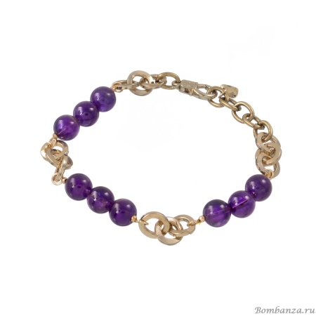 Браслет Lanzerotti, Elisir, с аметистом, LZ-25.10-292 фиолетовый
