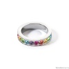 Кольцо Coeur de Lion, Multicolour Silver 17.2 мм 0131/40-1517 54