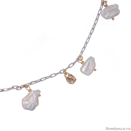 Колье Lanzerotti, Splendore, с жемчугом, LZ-24.08-311 белый