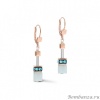 Серьги Coeur de Lion, Aqua-Beige 4905/20-2010. Германия