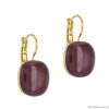 Серьги TARATATA, Manufacture, со смолой и слюдяным порошком, TT-W23-01701-208 бордовый Серьги TARATATA, Manufacture, со смолой и слюдяным порошком, TT-W23-01701-208 бордовый