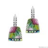 Серьги TARATATA, Ciboulette, с цветной смолой и стразами, TT-E24-08762-106 зеленый Серьги TARATATA, Ciboulette, с цветной смолой и стразами, TT-E24-08762-106 зеленый