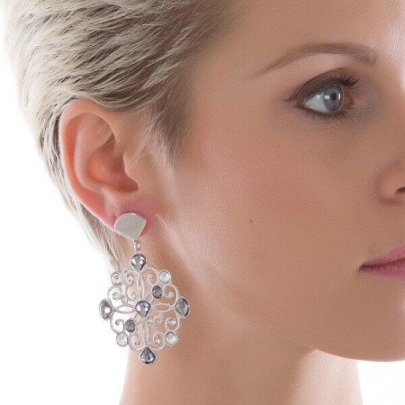 Серьги Boccadamo, XOR100 BW/S N