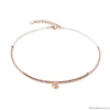 Колье Coeur de Lion,  Golden Shadow - Rosegold 6006/10-1037