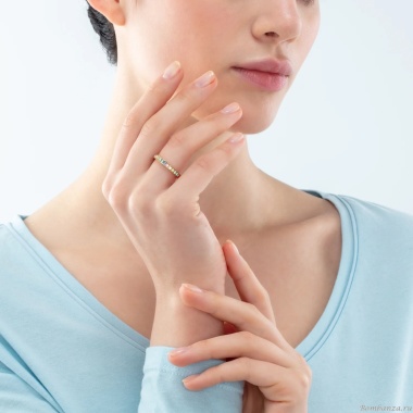 Кольцо Coeur de Lion, Multicolour Pastel Gold 54