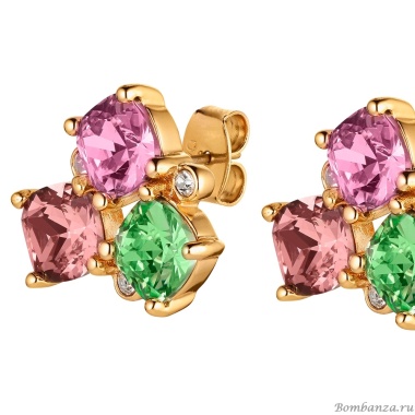 Серьги Dyrberg Kern, VIENA SG ROSE/GREEN, 420101 Серьги Dyrberg Kern, VIENA SG ROSE/GREEN, 420101