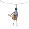 Подвеска Miamelie, кукла Сандра, MiA-2401-CL5474 серебристый Подвеска Miamelie, кукла Сандра, MiA-2401-CL5474 серебристый