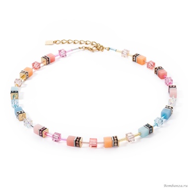 Колье Coeur de Lion,  Aqua-Apricot, 2838/10-2028 Колье Coeur de Lion,  Aqua-Apricot, 2838/10-2028. Германия
