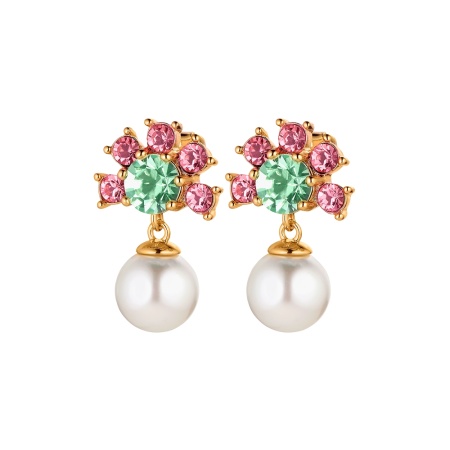 Серьги Dyrberg Kern, VERONICA SG ROSE/GREEN, 420026
