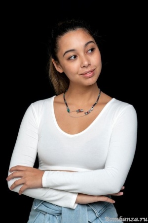 Колье Taratata, Canoe, серебристое, со стеклянными бусинами и цветной эмалью, TT-E20-13131-10M