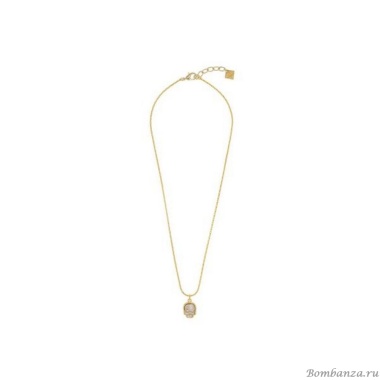 Колье VIDDA, Caribe, с австрийским кристаллом в форме черепа, VD22-01462 янтарный, 55см