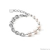 Браслет Coeur de Lion, 4-In-1 White-Silver, 1100/30-1417 Браслет Coeur de Lion, 4-In-1 White-Silver, 1100/30-1417