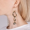 Серьги Moon Paris, Bohemia, асимметричные, жемчуг, кристаллы, MB-21.07-001 золотистый Серьги Moon Paris, Bohemia, асимметричные, жемчуг, кристаллы, MB-21.07-001 золотистый