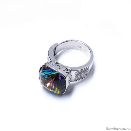 Кольцо Moon Paris, Ringo Queen, разъемное, с кристаллом, MRQ-21.11-061 янтарный