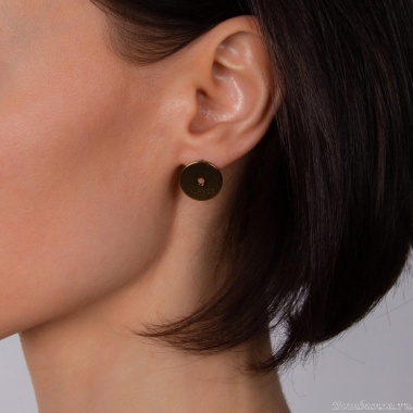 Серьги Nuance, Nuance, асимметричные, NFN-23.12-096 золотистый