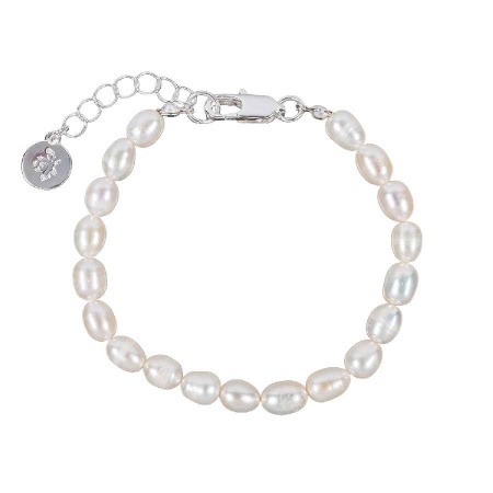 Браслет Fiore Luna, String of Pearls Сarabiner, CL4520 S