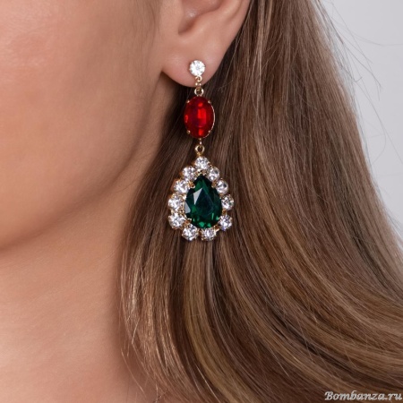 Серьги Moon Paris, Ringo Queen, асимметричные, бант, кристаллы, MRQ-24.05-006 желтый Серьги Moon Paris, Ringo Queen, асимметричные, бант, кристаллы, MRQ-24.05-006 желтый