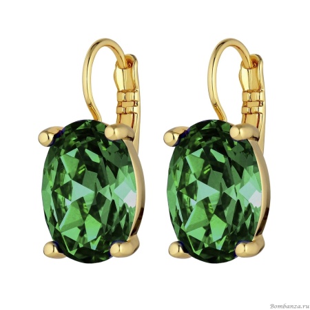 Серьги Dyrberg Kern, CHANTAL SG EMERALD  GREEN, 430079