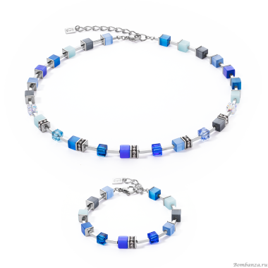 Колье Coeur de Lion, Blue, 2700/10-0700 Колье Coeur de Lion, Blue, 2700/10-0700