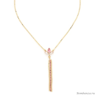 Колье Franck Herval, Irene, с кристаллами Swarovski, FH24.2-15-64173 золотистый