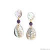 Серьги Nature Bijoux, Giverny, с гелиотисом и аметистом, NB24.2-12-79701 зеленый Серьги Nature Bijoux, Giverny, с гелиотисом и аметистом, NB24.2-12-79701 зеленый