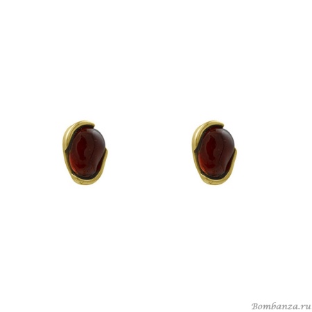 Серьги Ciclon, Daila, с муранским стеклом, CN-230609 коричневый