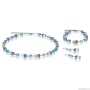 Браслет Coeur de Lion GeoCUBE®, Blue Green, 4015/30-0705 n. Германия