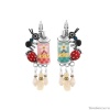 Серьги TARATATA, Chapardeuse, асимметричные,со смолой,бусинами и нитью, TT-H24-07794-10M серебристый Серьги TARATATA, Chapardeuse, асимметричные,со смолой,бусинами и нитью, TT-H24-07794-10M серебристый