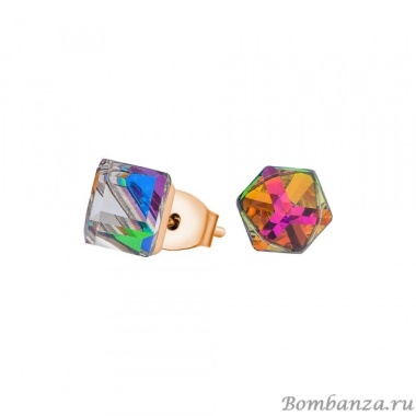 Пусеты Fiore Luna, Crystal Heliotrope Пусеты Fiore Luna, Crystal Heliotrope