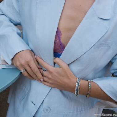 Браслет Coeur de Lion, Blue-Silver, 0600/30-0717 Браслет Coeur de Lion, Blue-Silver, 0600/30-0717. Германия