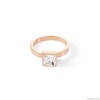 Кольцо Coeur de Lion, Brilliant Square Rose Gold, 0500/40-1822 58