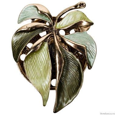 Брошь Shadore, Лист резной